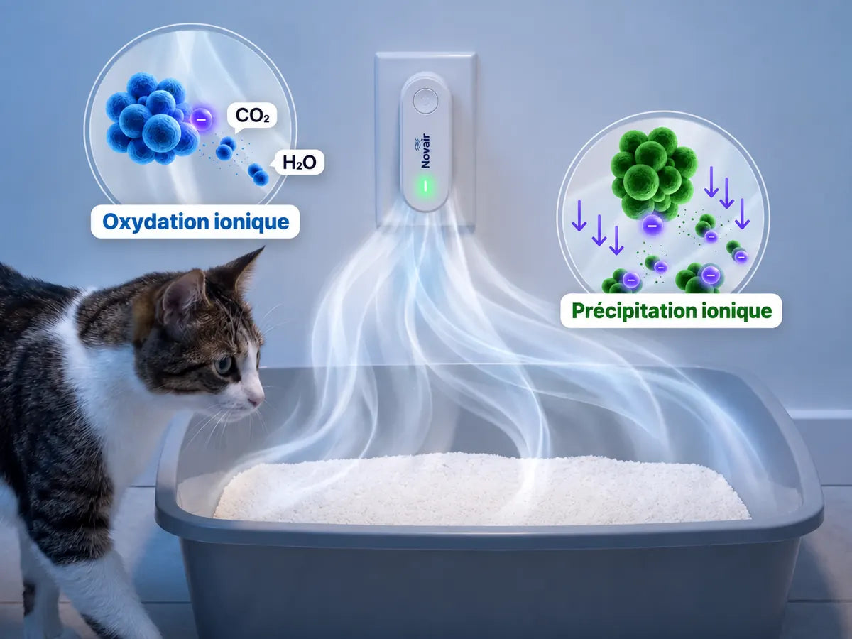 Schéma de l’oxydation et de la précipitation ionique